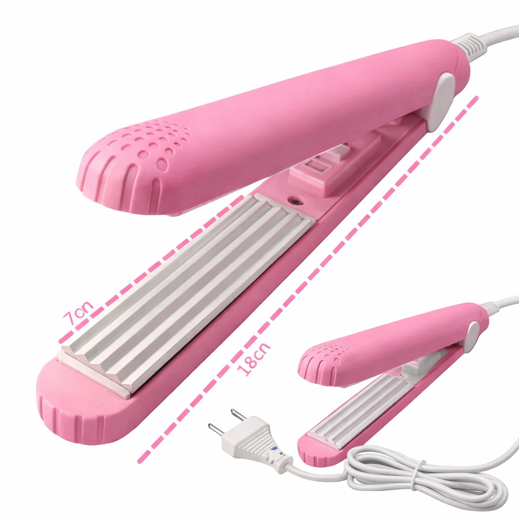 Mini 2-in-1 Hair Straightener & Curler (Travel Friendly)