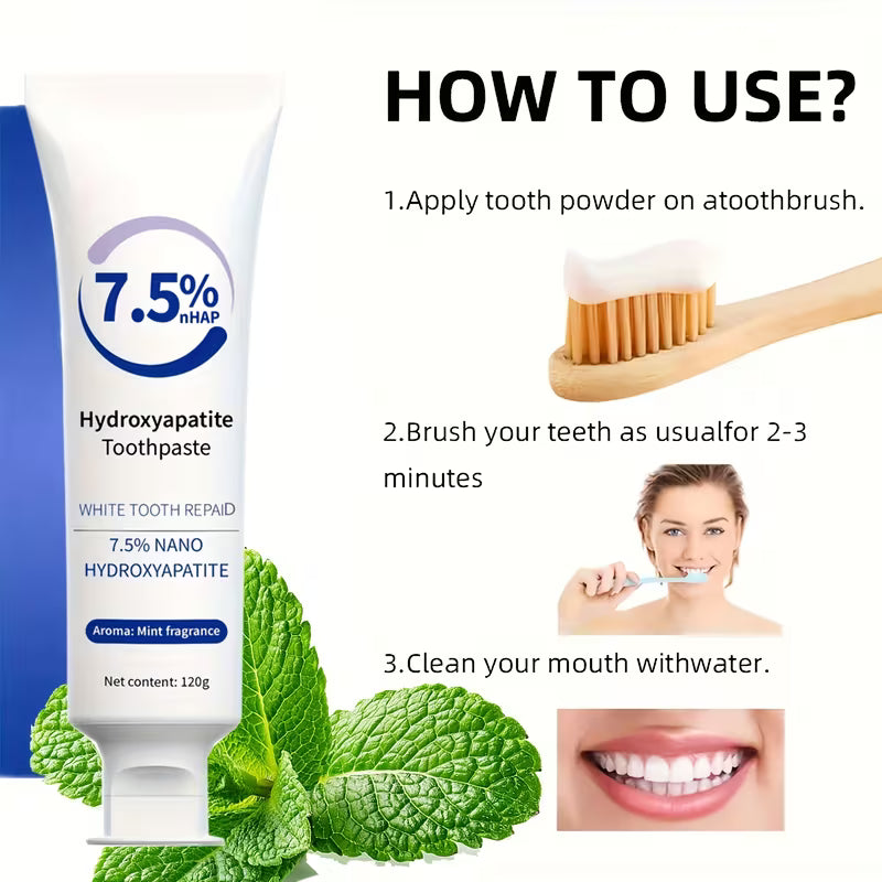 7.5% Hydroxyapatite Teeth Strengthening Toothpaste