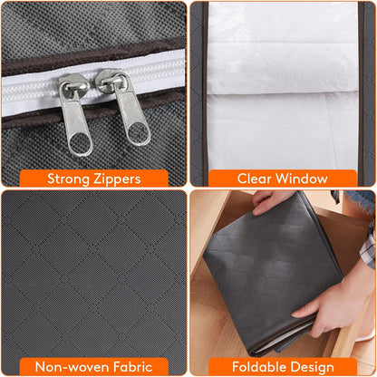 (Pack of 4) Storage Organizer Bags - 100GSM