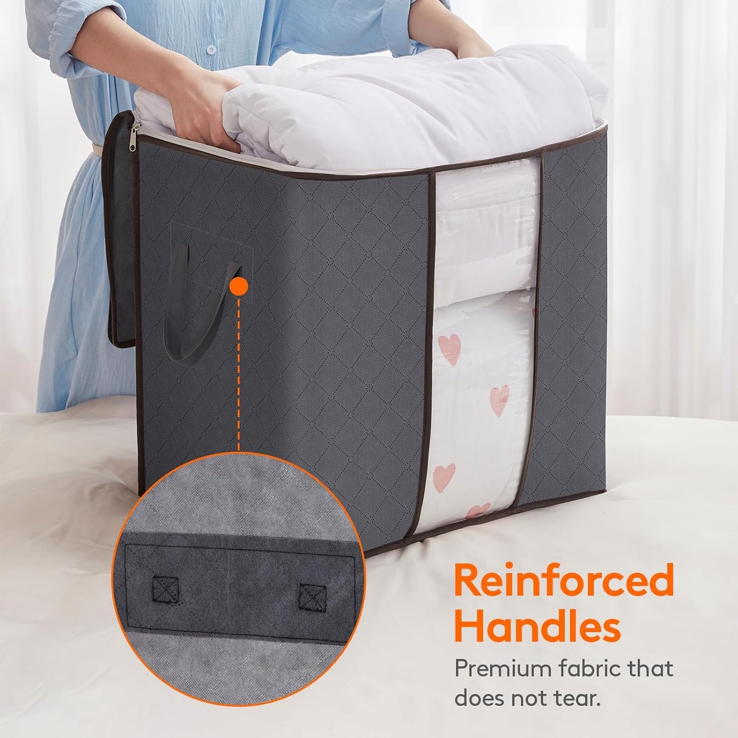 (Pack of 4) Storage Organizer Bags - 100GSM
