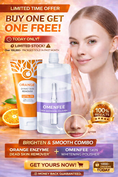 Orange Enzyme Gel + Omenfee Whitening Polisher | Special Combo Offer