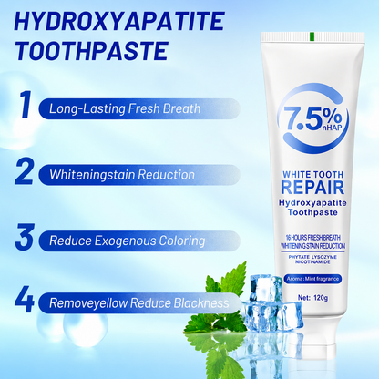 7.5% Hydroxyapatite Teeth Strengthening Toothpaste