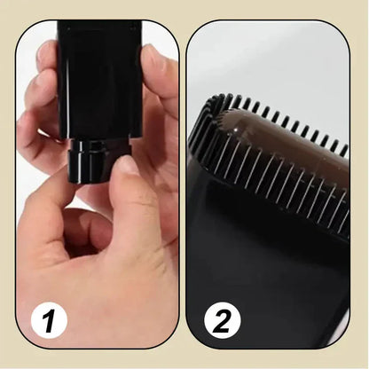 Fast Black Hair Comb Dye – Instant Color in Minutes - Easy Application