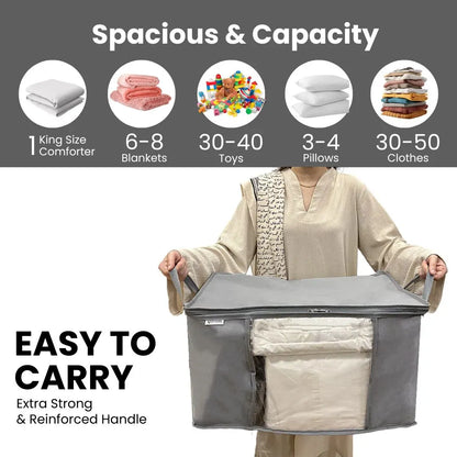 Horizontal Storage Bag (Available in Pack of 4) - FREE Delivery