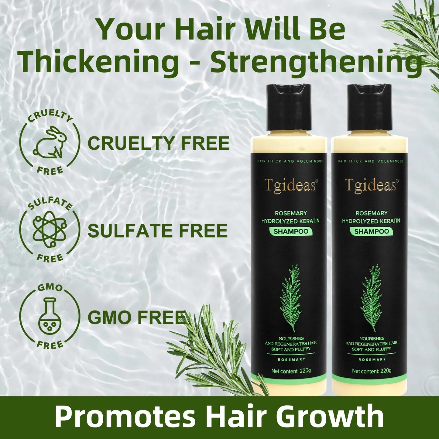 Rosemary Shampoo | Hair Growth & Anti-Dandruff Scalp Treatment