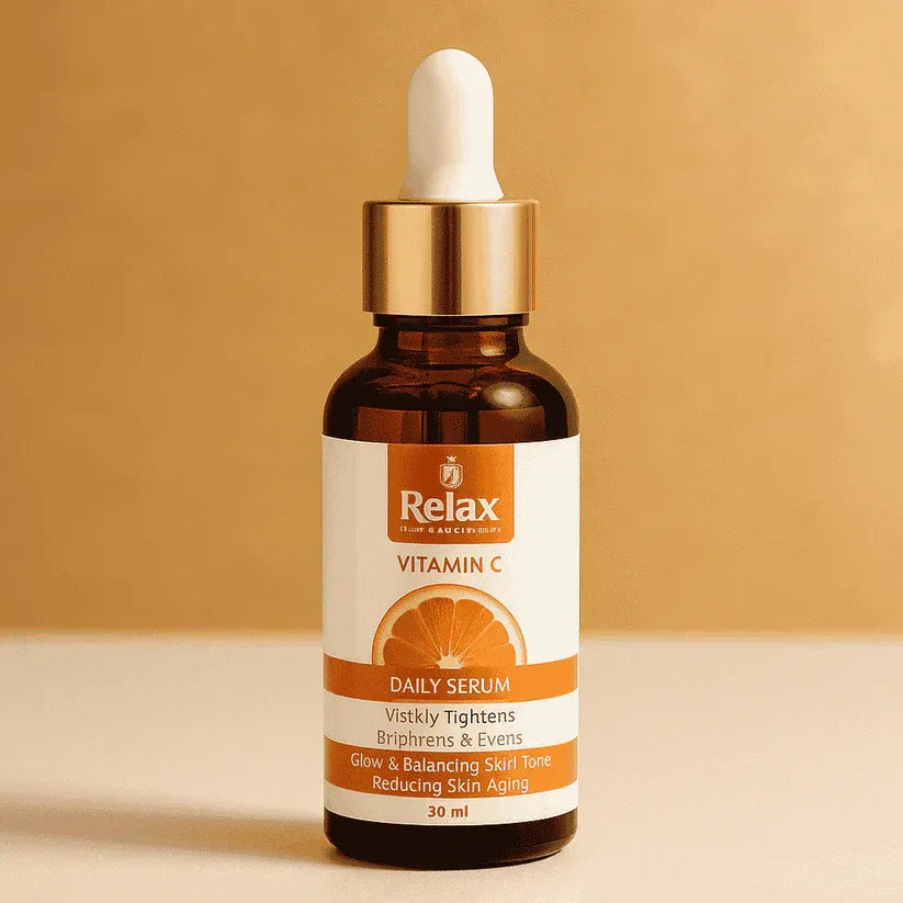 Relax UK Vitamin C Face Serum 30ml glow & balancing Skin Tone, Reducing Skin Aging