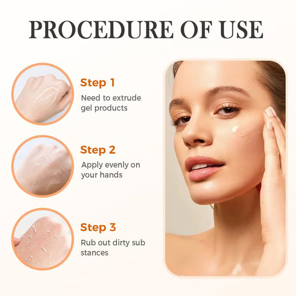 Orange Enzyme Glow Gel 😍 Dark Spot & Dead Skin Remover